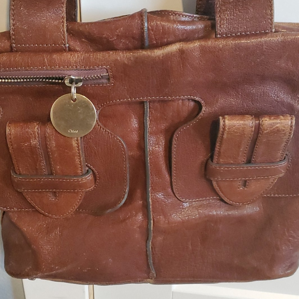Chloe brown shoulder bag - Picture 3 of 15